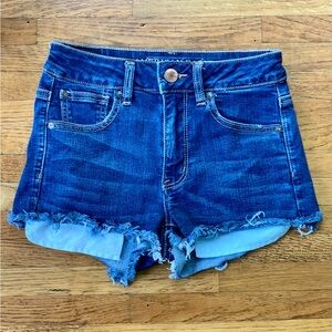 American Eagle Hi-Rise Shortie | Denim Shorts | Size 2
